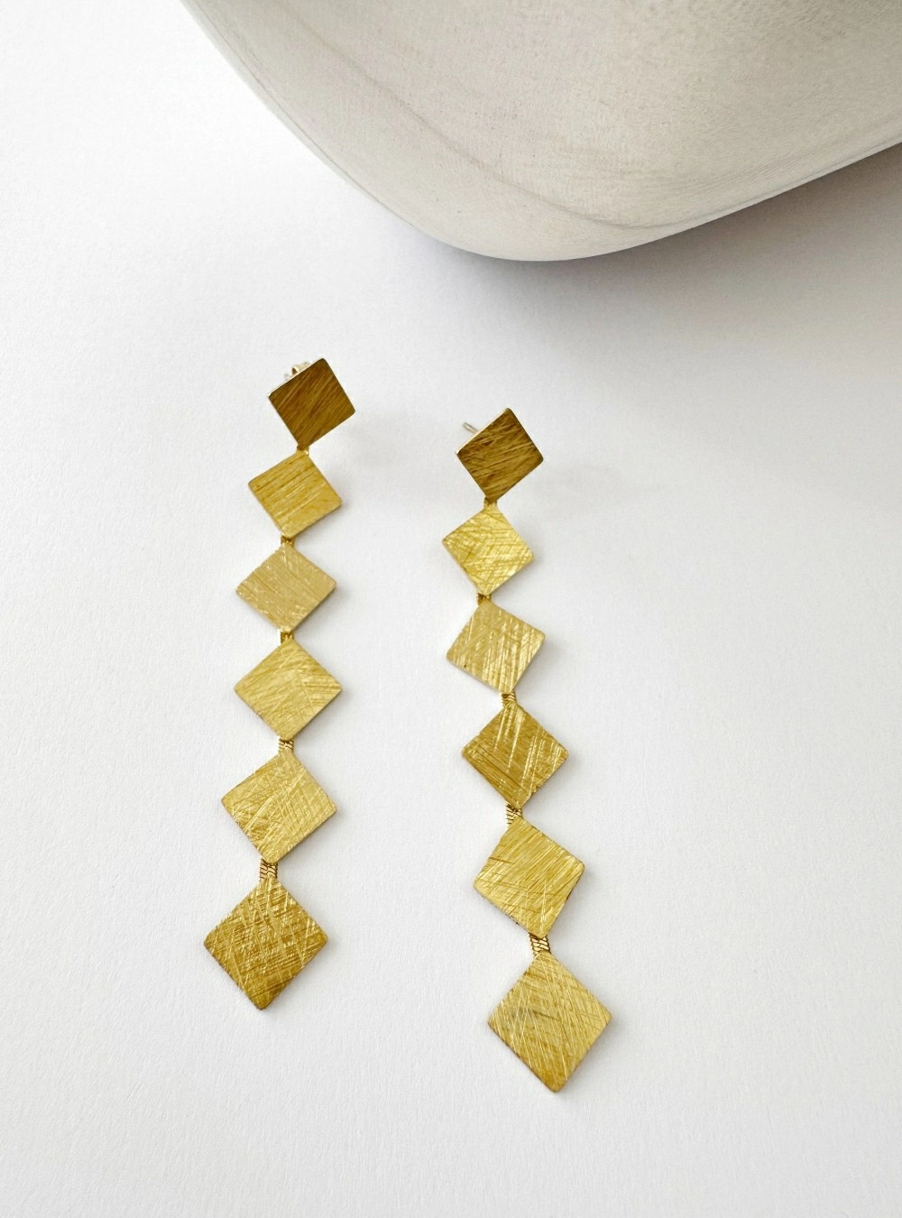 Pendientes six rhombus