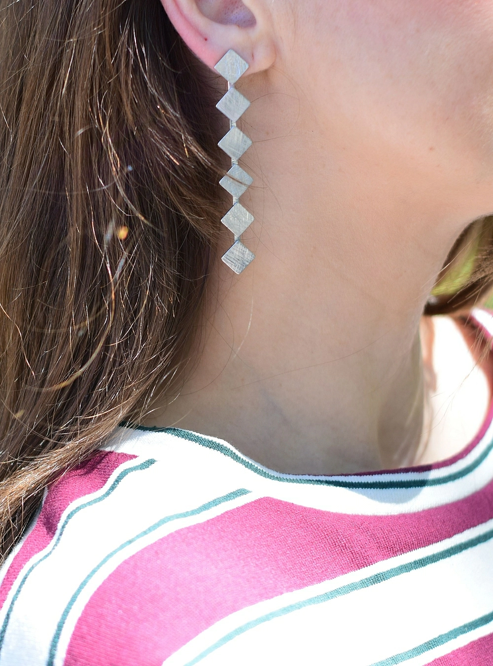 Pendientes six rhombus