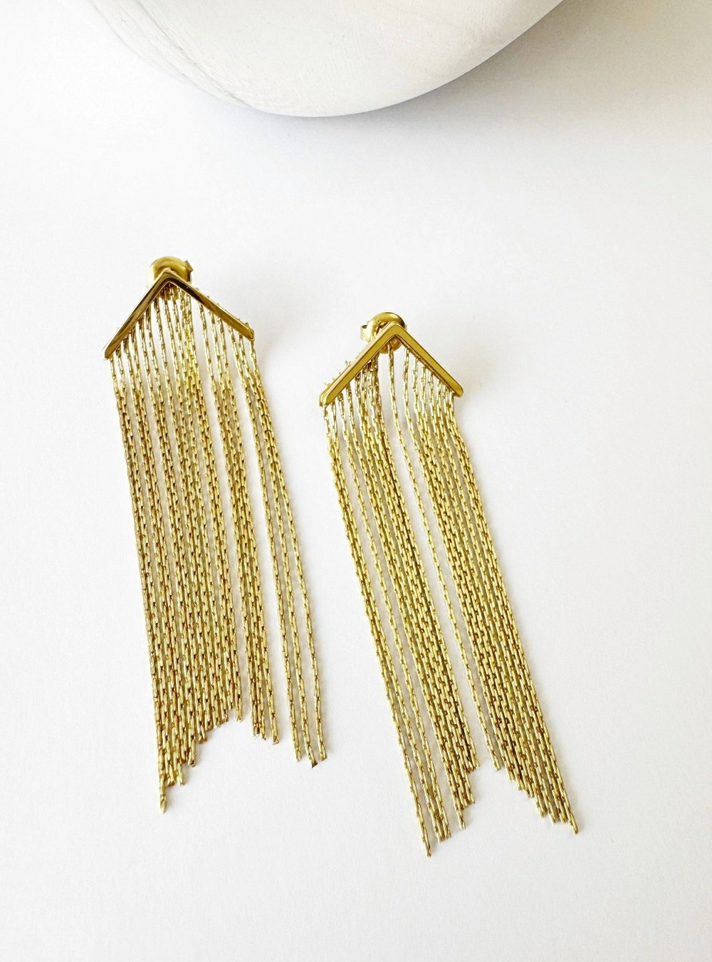 Pendientes triangulo de cadenas