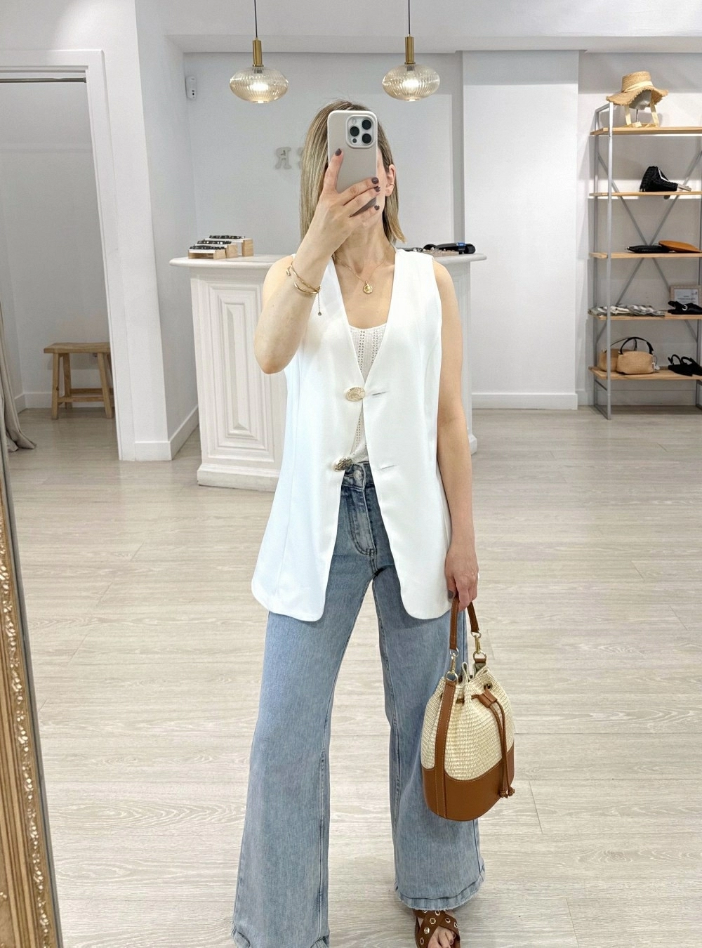 Top corto crochet