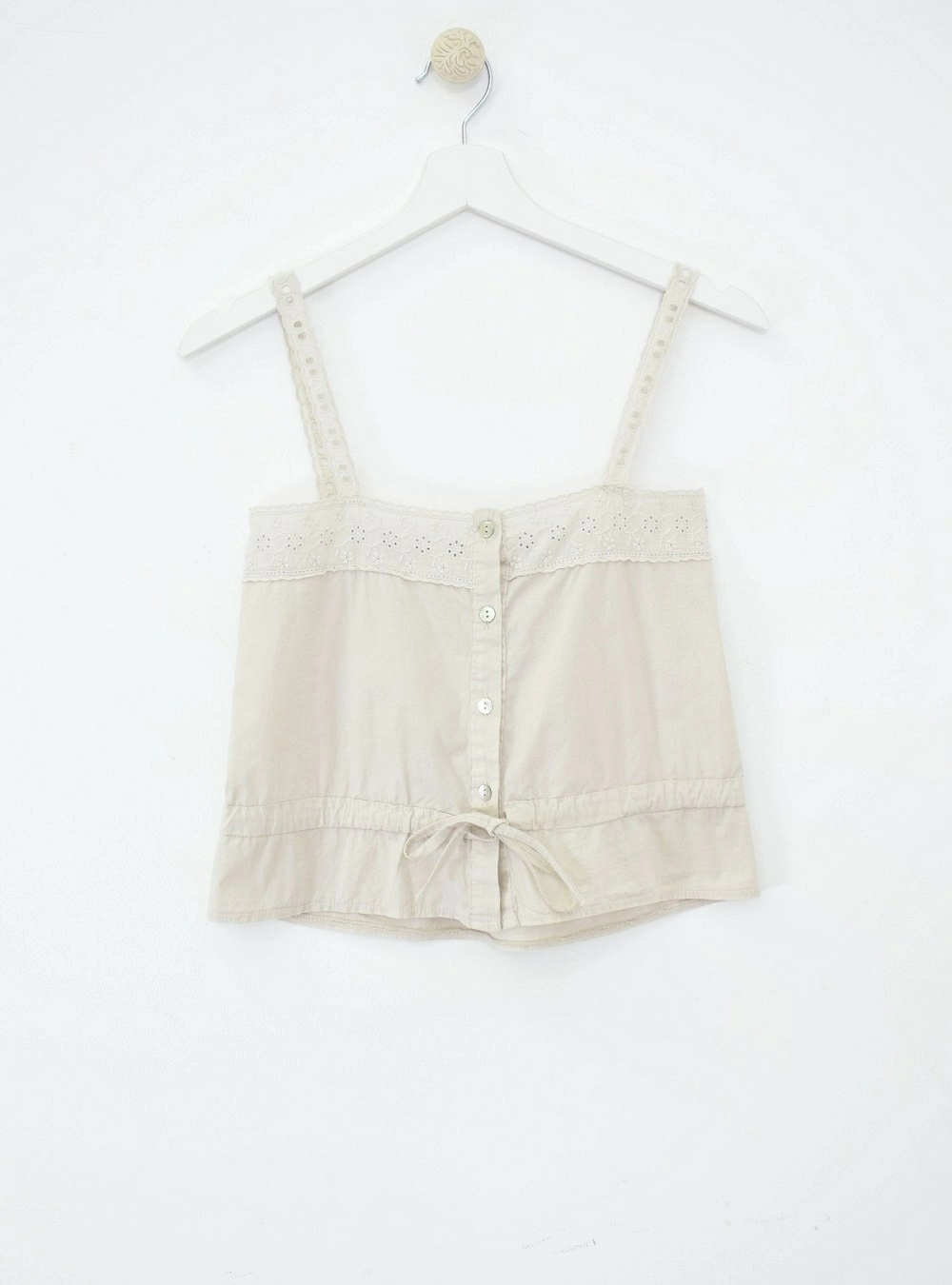 Top corto tirantes crochet