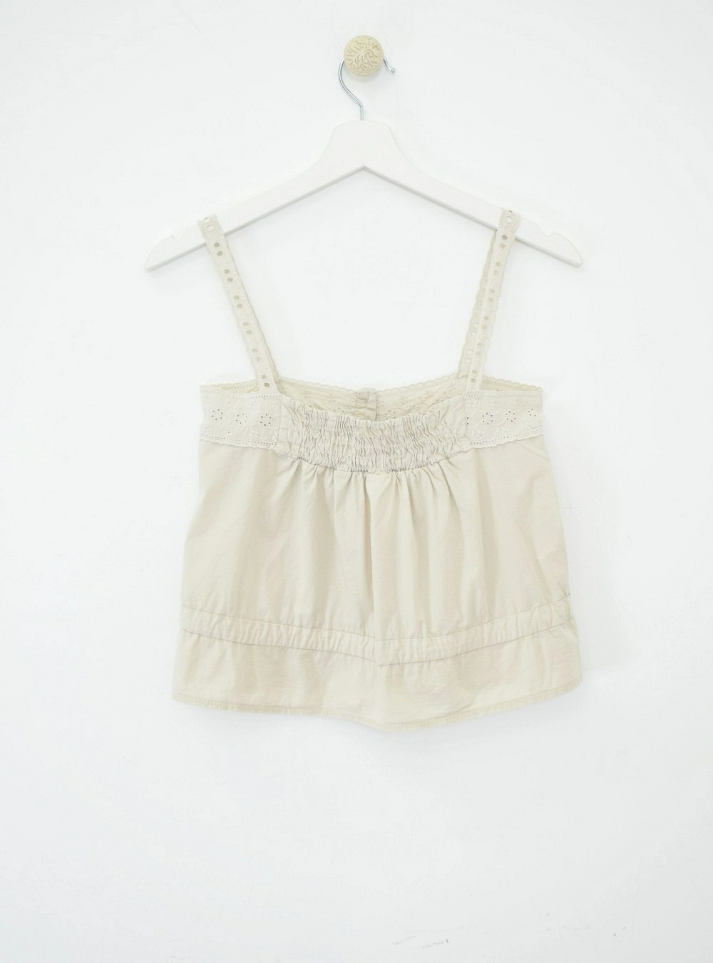 Top corto tirantes crochet