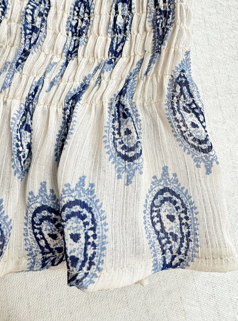Top crop elastico estampado