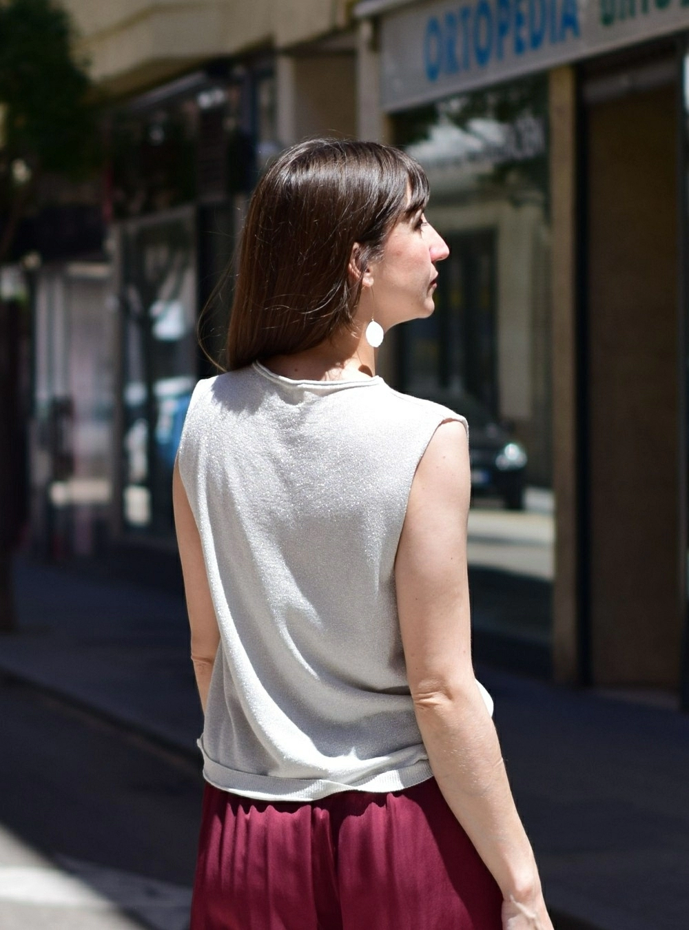 Top sm punto lurex
