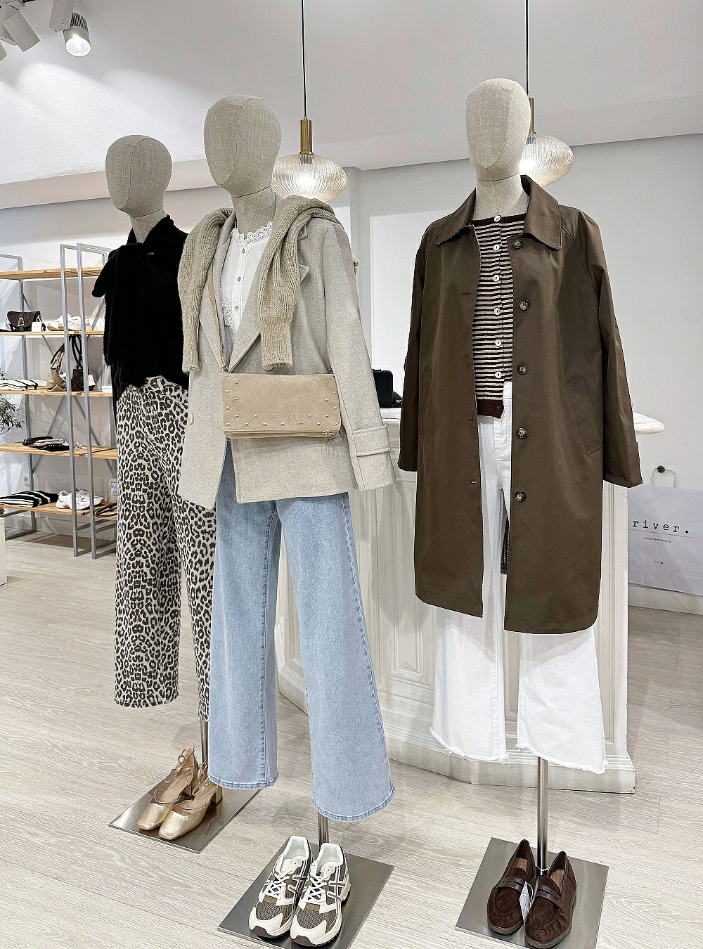 Trench reversible cuadros