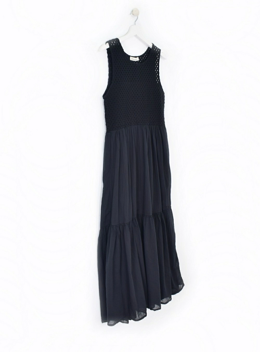 Vestido combinado ganchillo
