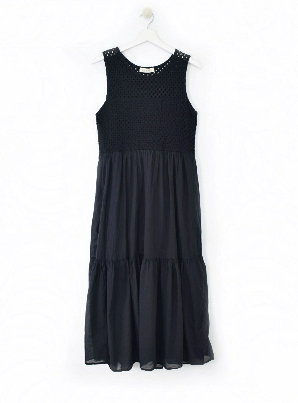 Vestido combinado ganchillo