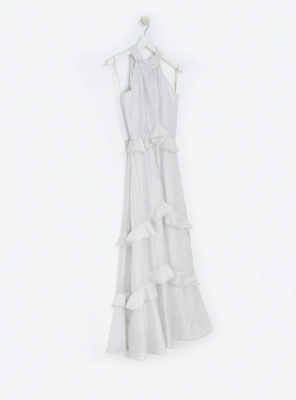 Vestido cuello hatler volantes Vestido cuello hatler volantes