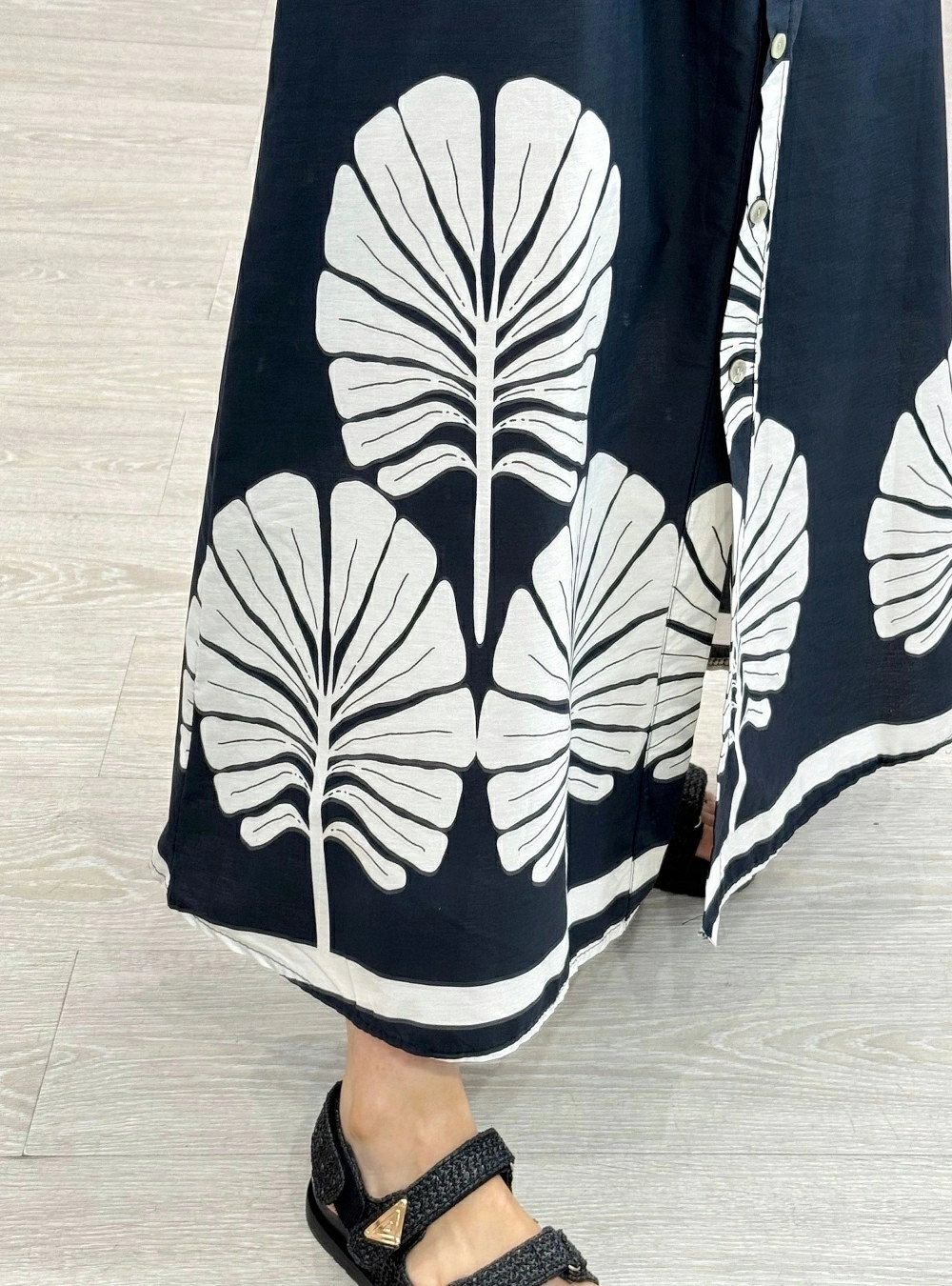 Vestido mc camisero estampado