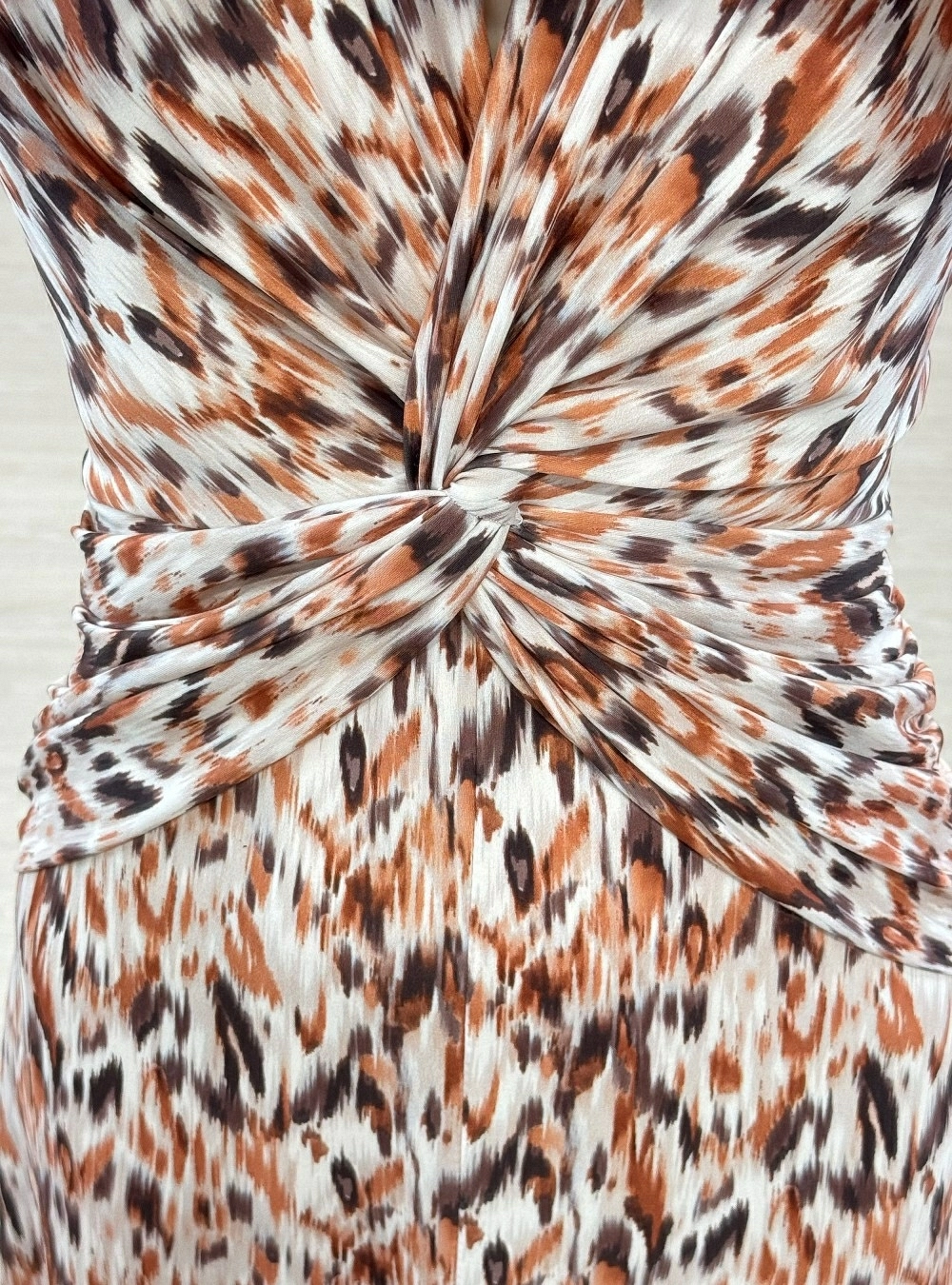 Vestido ml largo nudi estampado