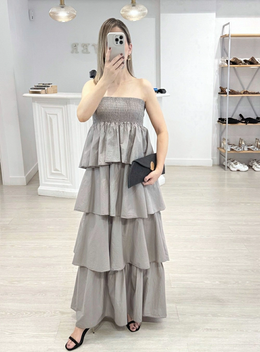 Vestido pdh volantes