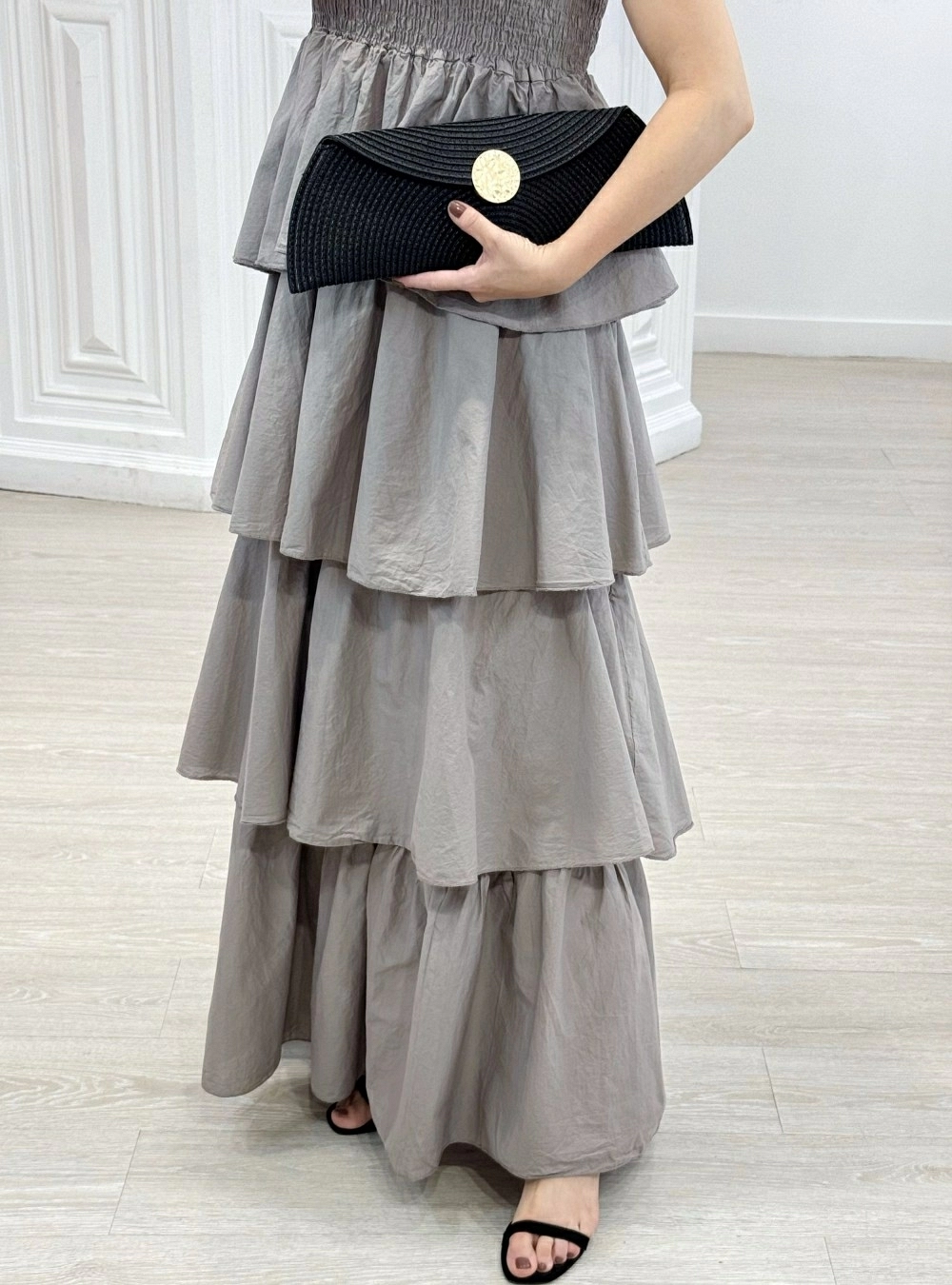 Vestido pdh volantes