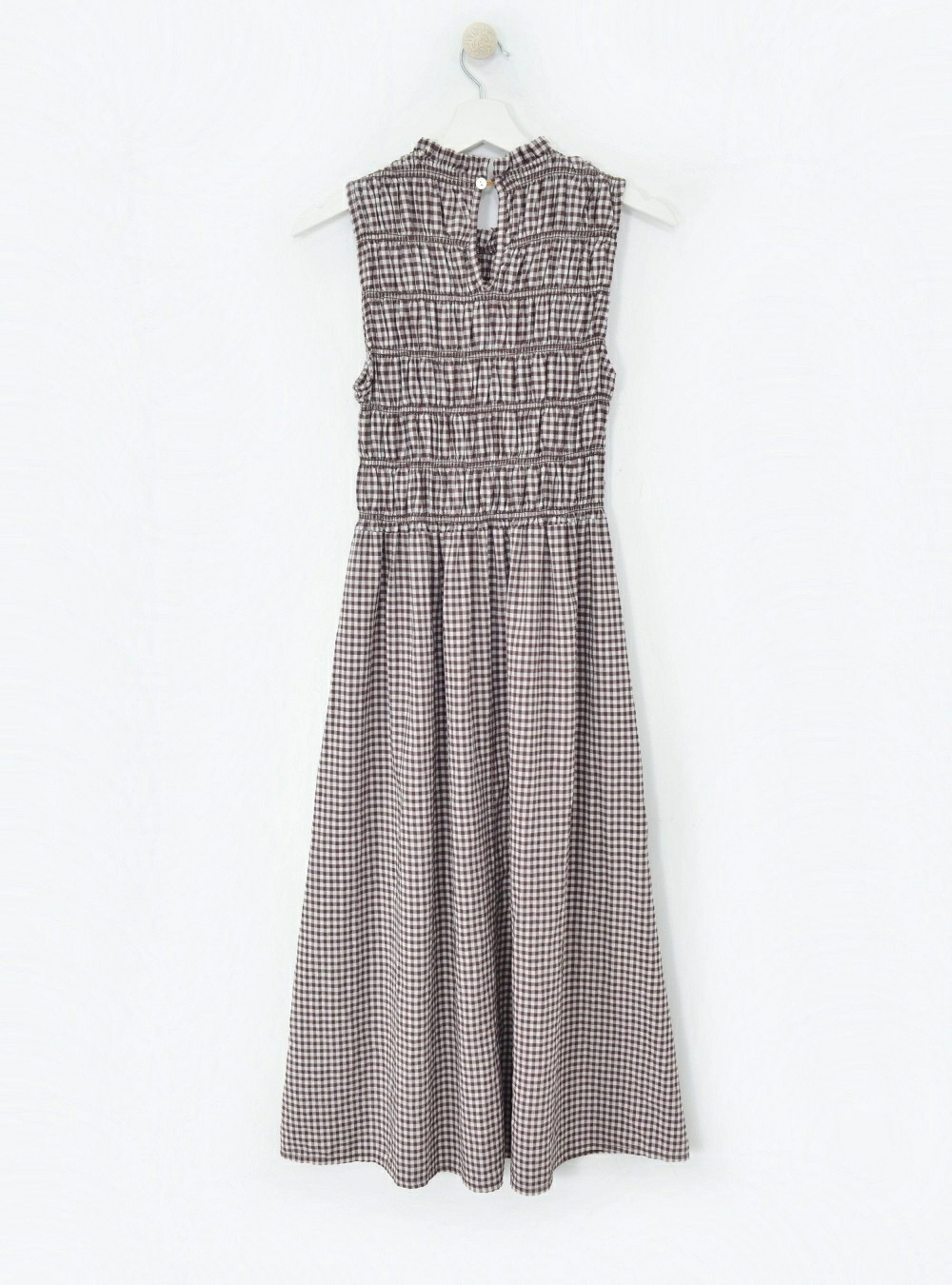 Vestido sm elastico cuadro vichy