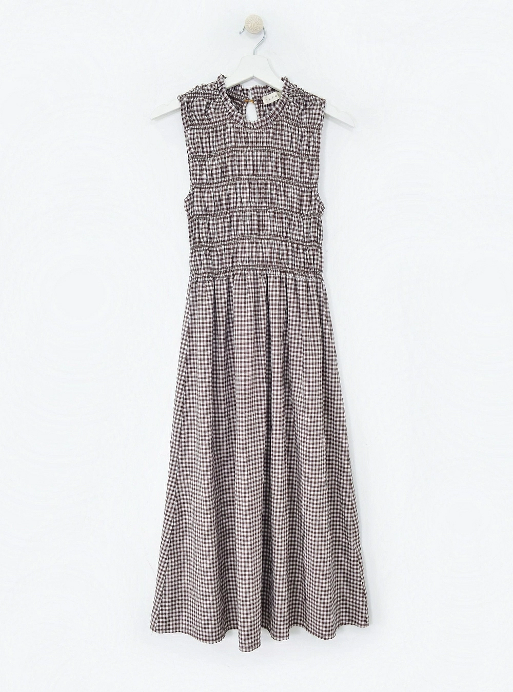 Vestido sm elastico cuadro vichy