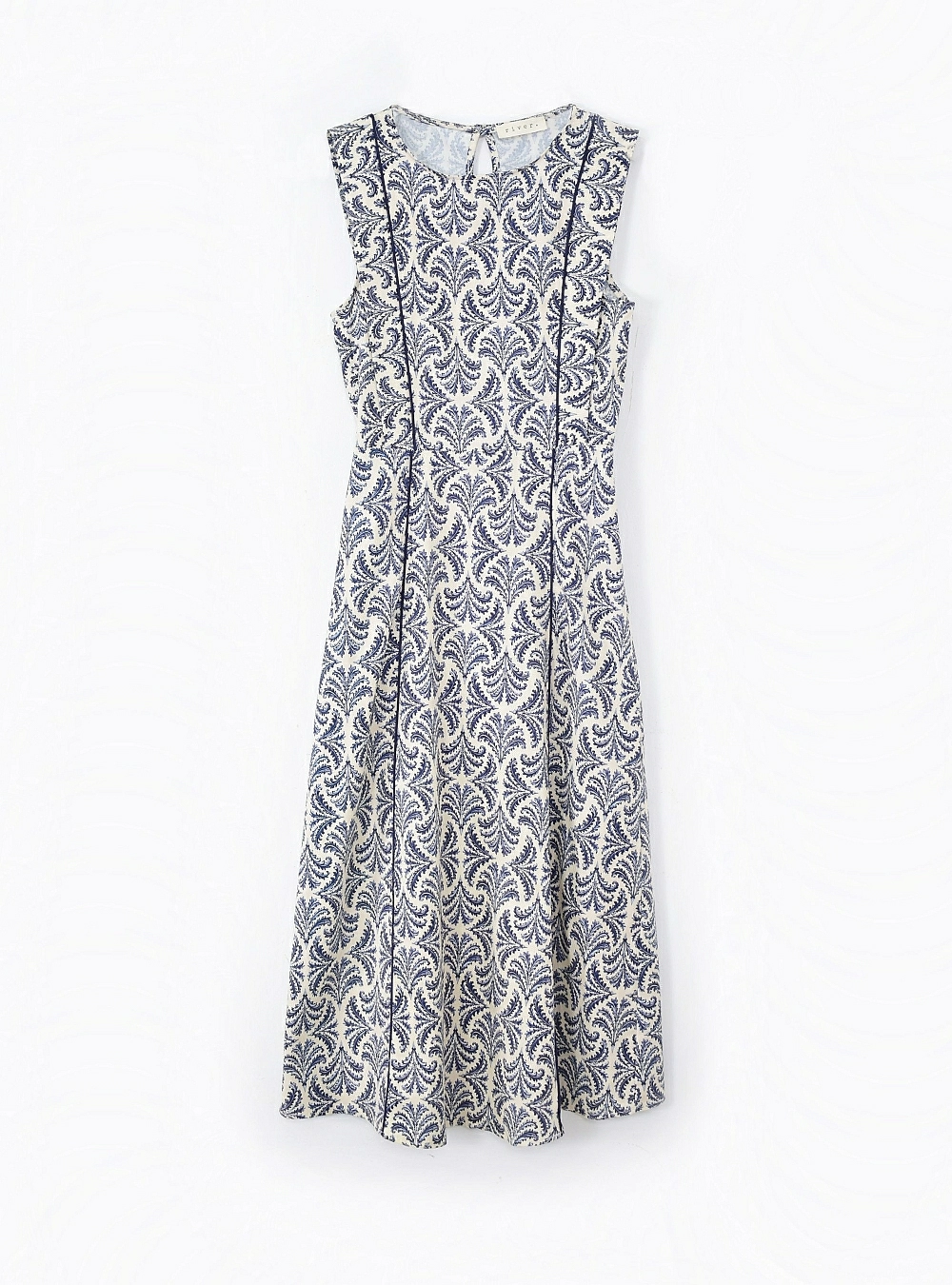 Vestido sm estampado borde ingles