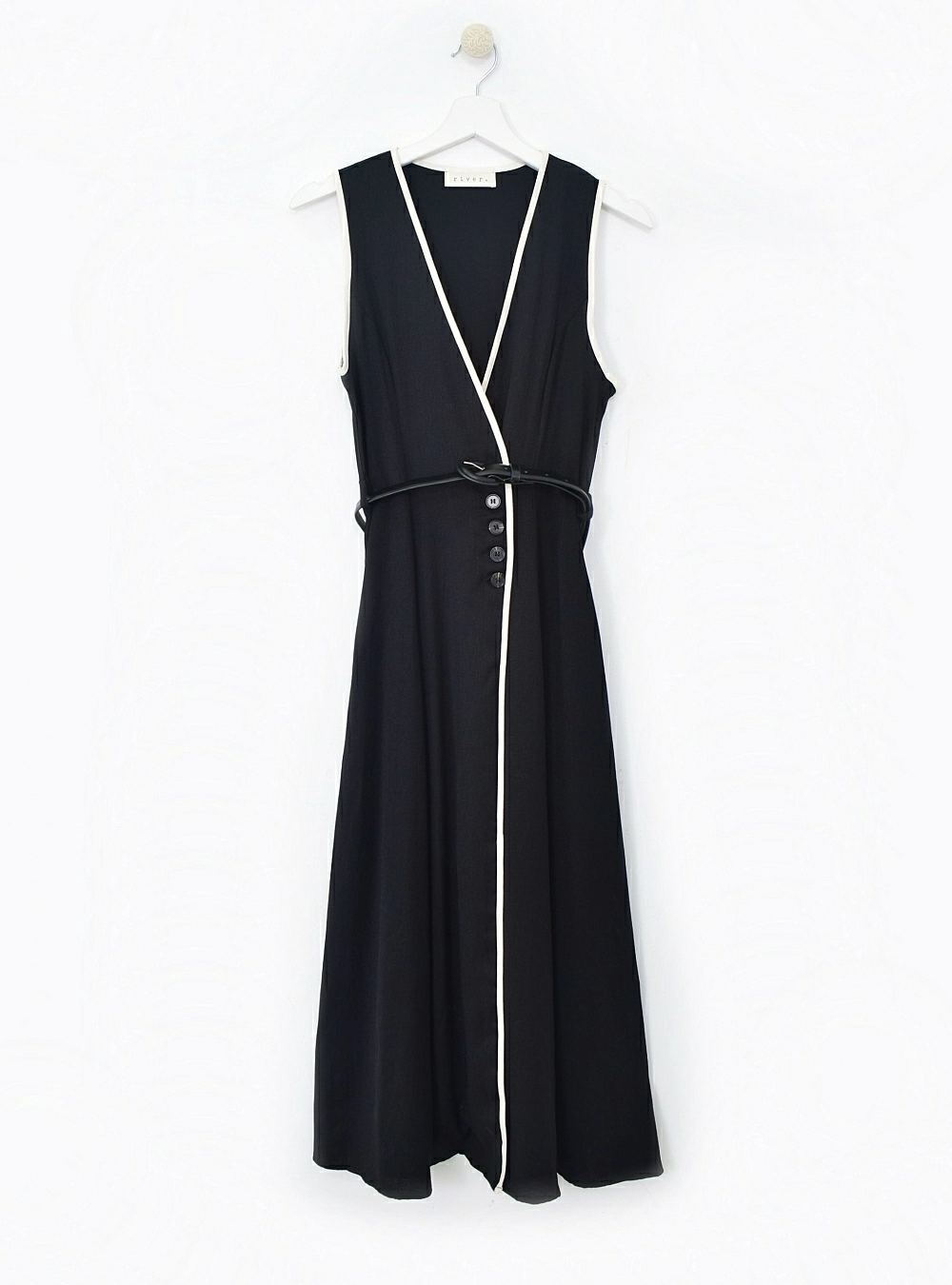 Vestido sm largo cruzado