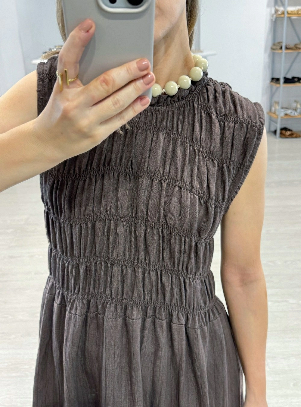 Vestido sm mini listas