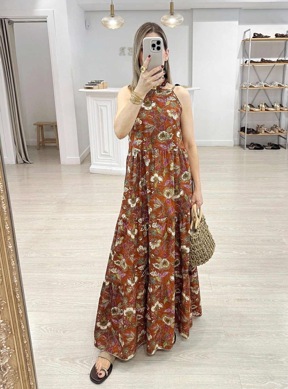 Vestido tf estampado floral
