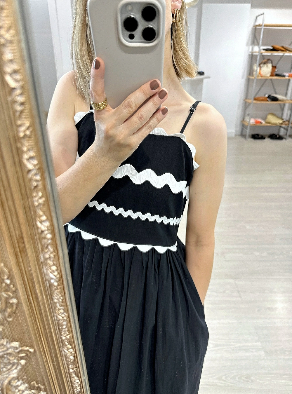 Vestido tr bandas waves