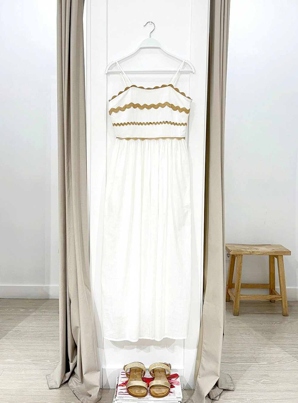 Vestido tr bandas waves