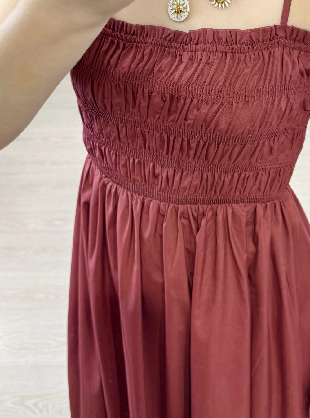 Vestido tr elasticos fluido