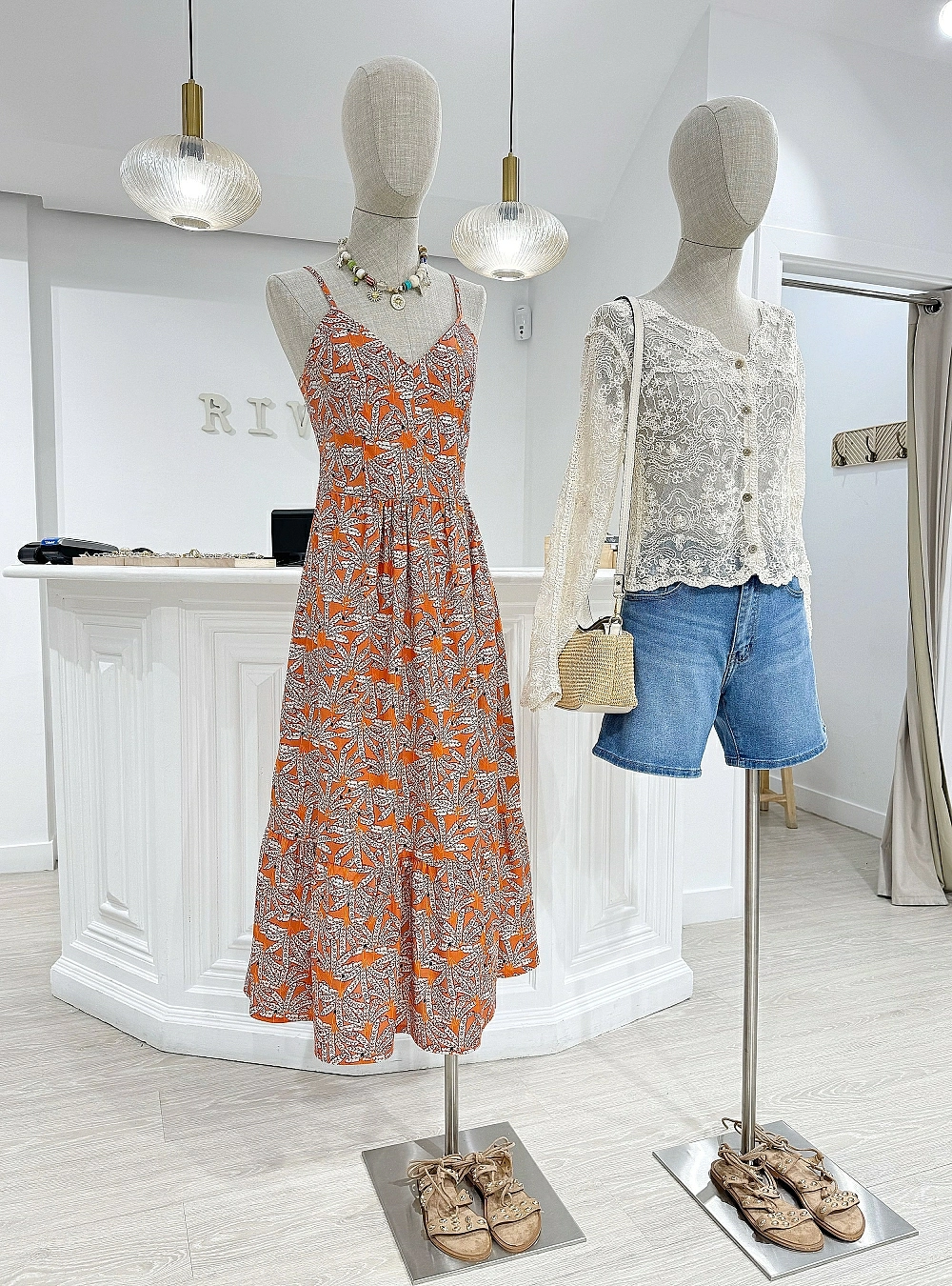 Vestido tr palmeras