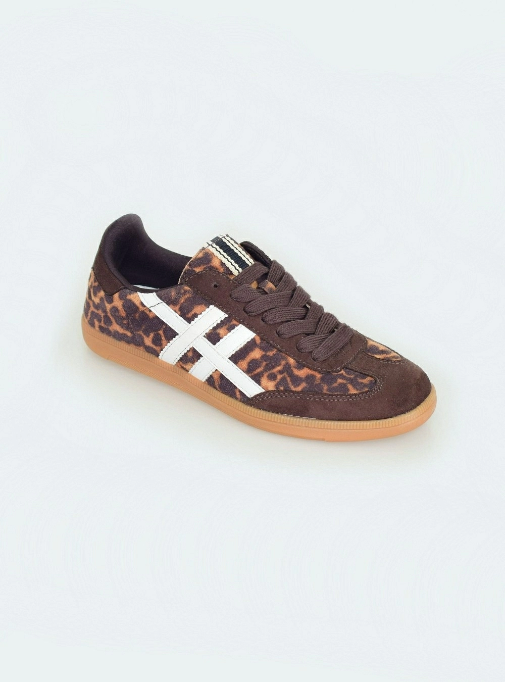 Zapatilla print leopard