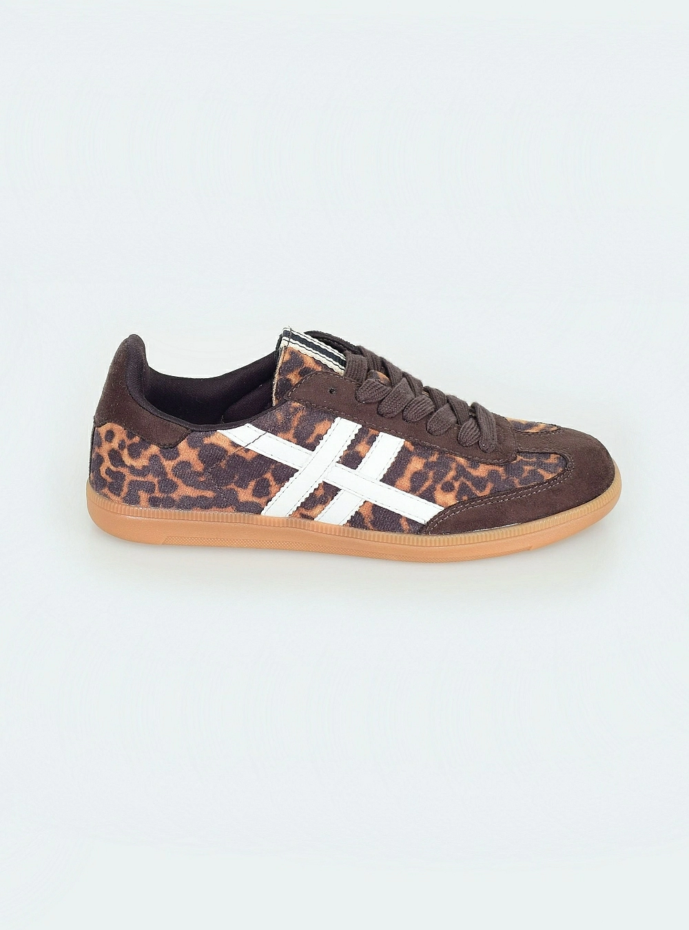 Zapatilla print leopard