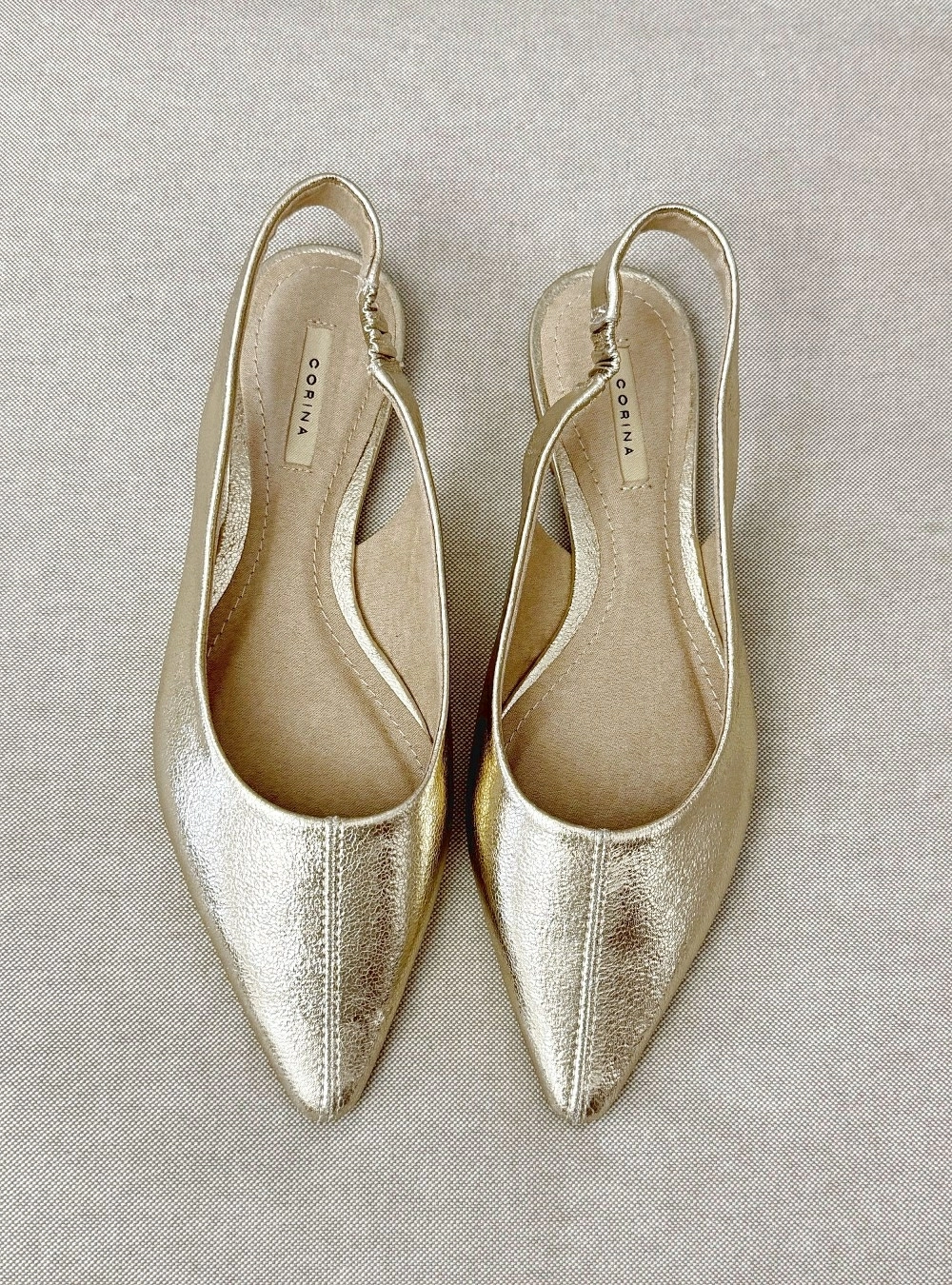 Zapato plano efecto piel